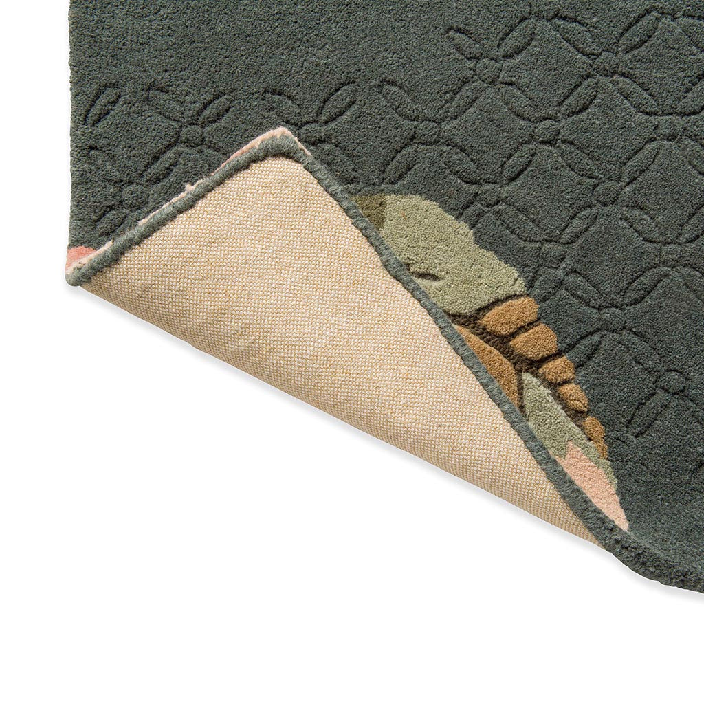 Botanical Bloom Foliage Hand-Tufted Rug