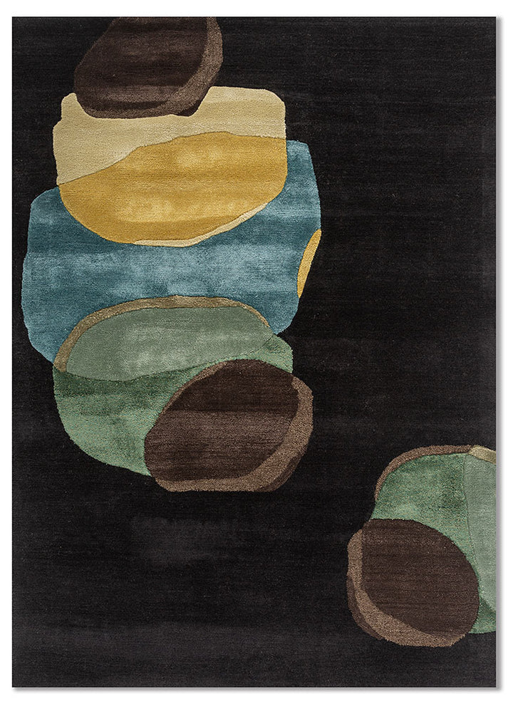 Designer Viscose & Wool Hand-tufted Carpet & Rug
