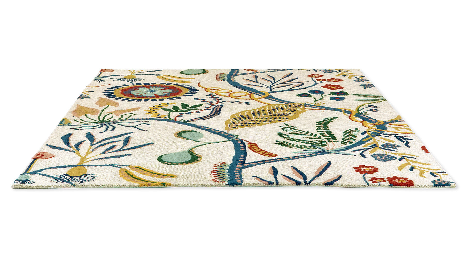 Woodland Whisper Foliage Hand-Tufted Rug