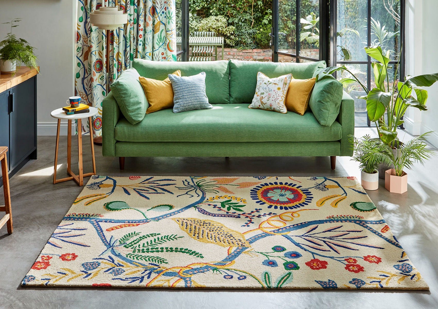 Woodland Whisper Foliage Hand-Tufted Rug