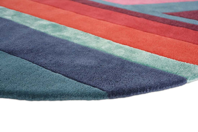 MultiColor Premium Handmade Woolen Irregular Rug