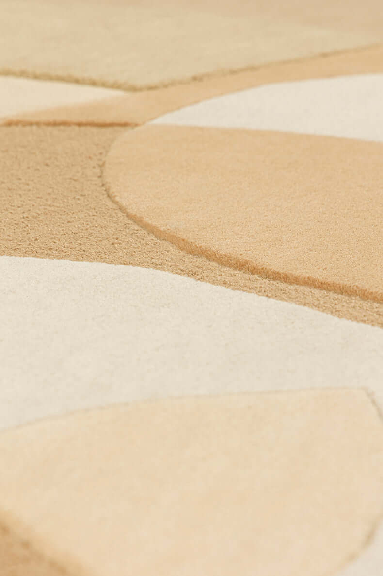 Sculpture Yellow Wool Hand-tufted Carpet & Rug