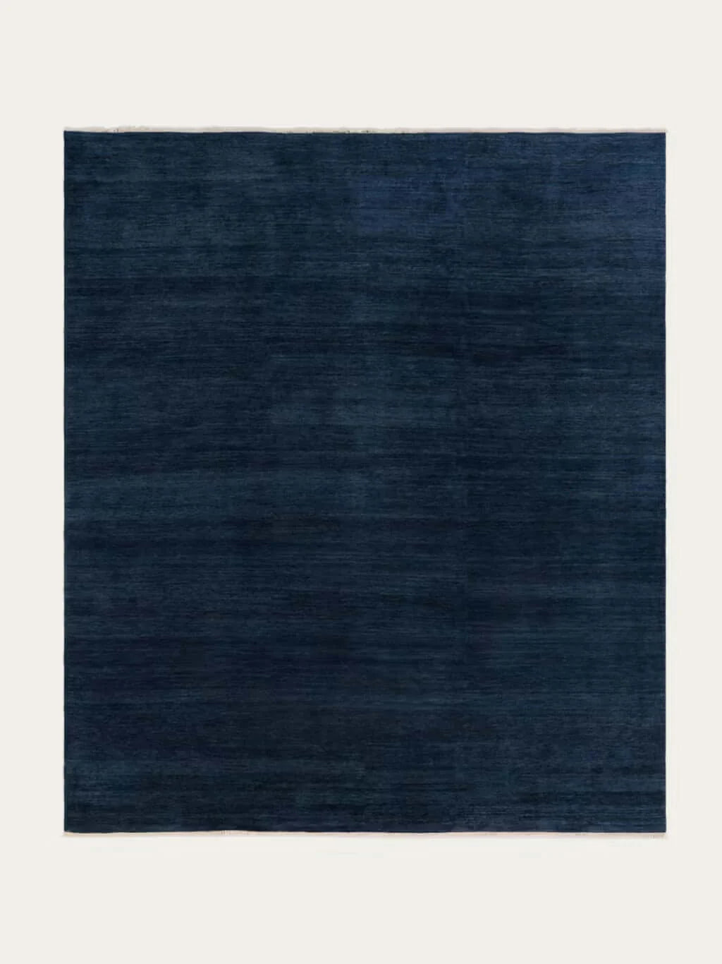 Navy Blue Hand-Tufted Wool Carpet & Rug