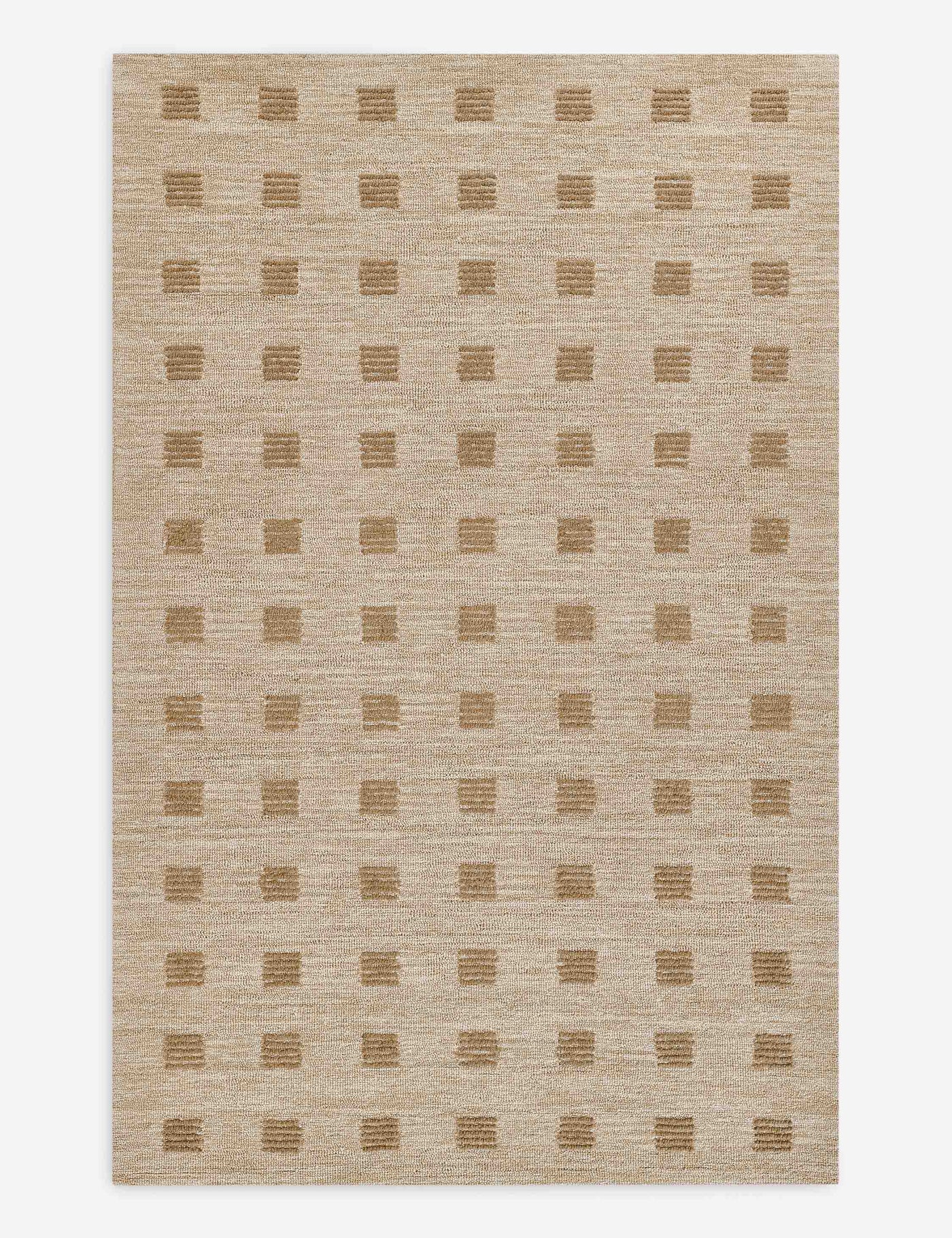 Artistic Beige Wool Hand-tufted Carpet & Rug