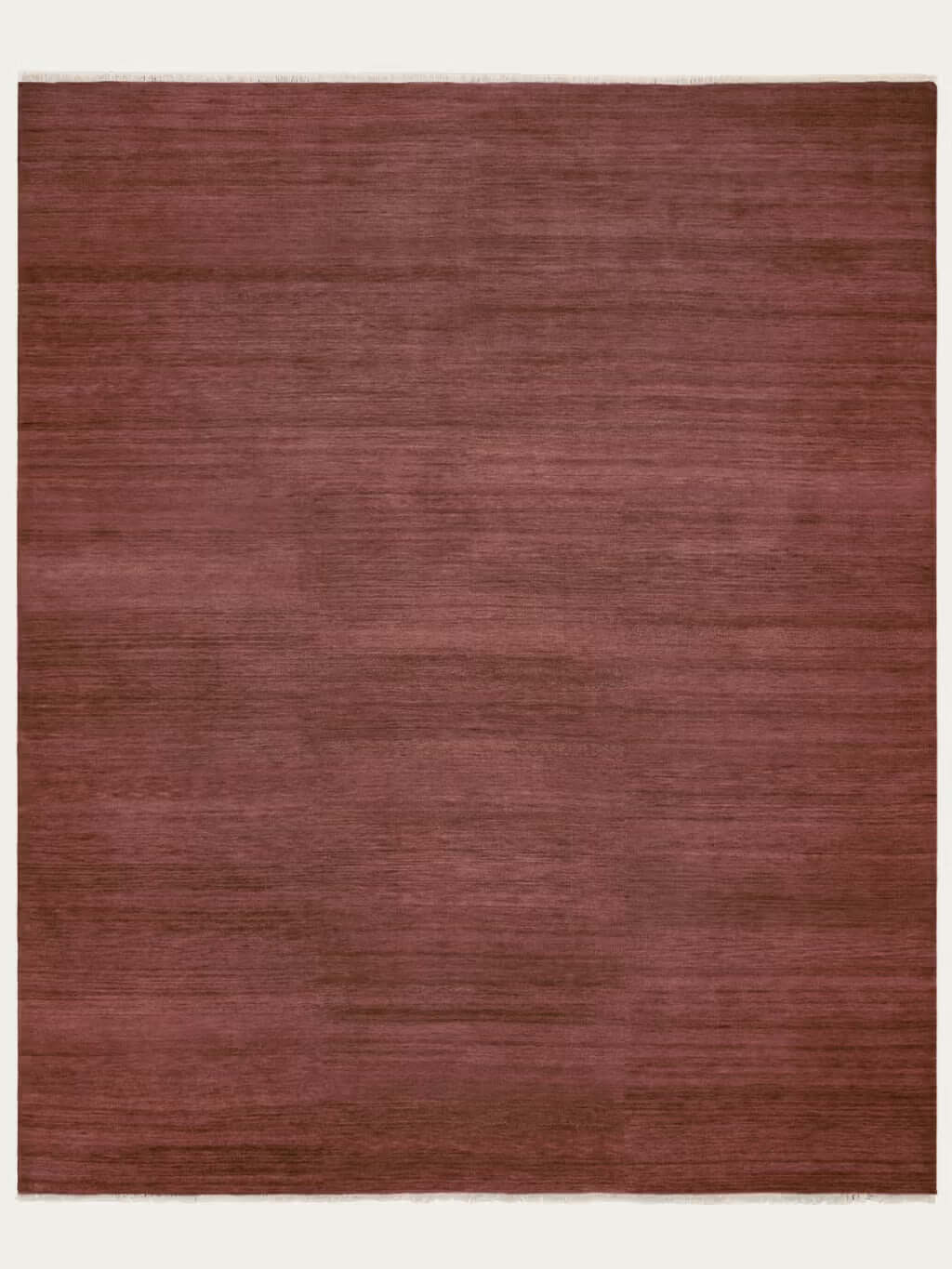 Burgendy Hand-Tufted Wool Carpet & Rug