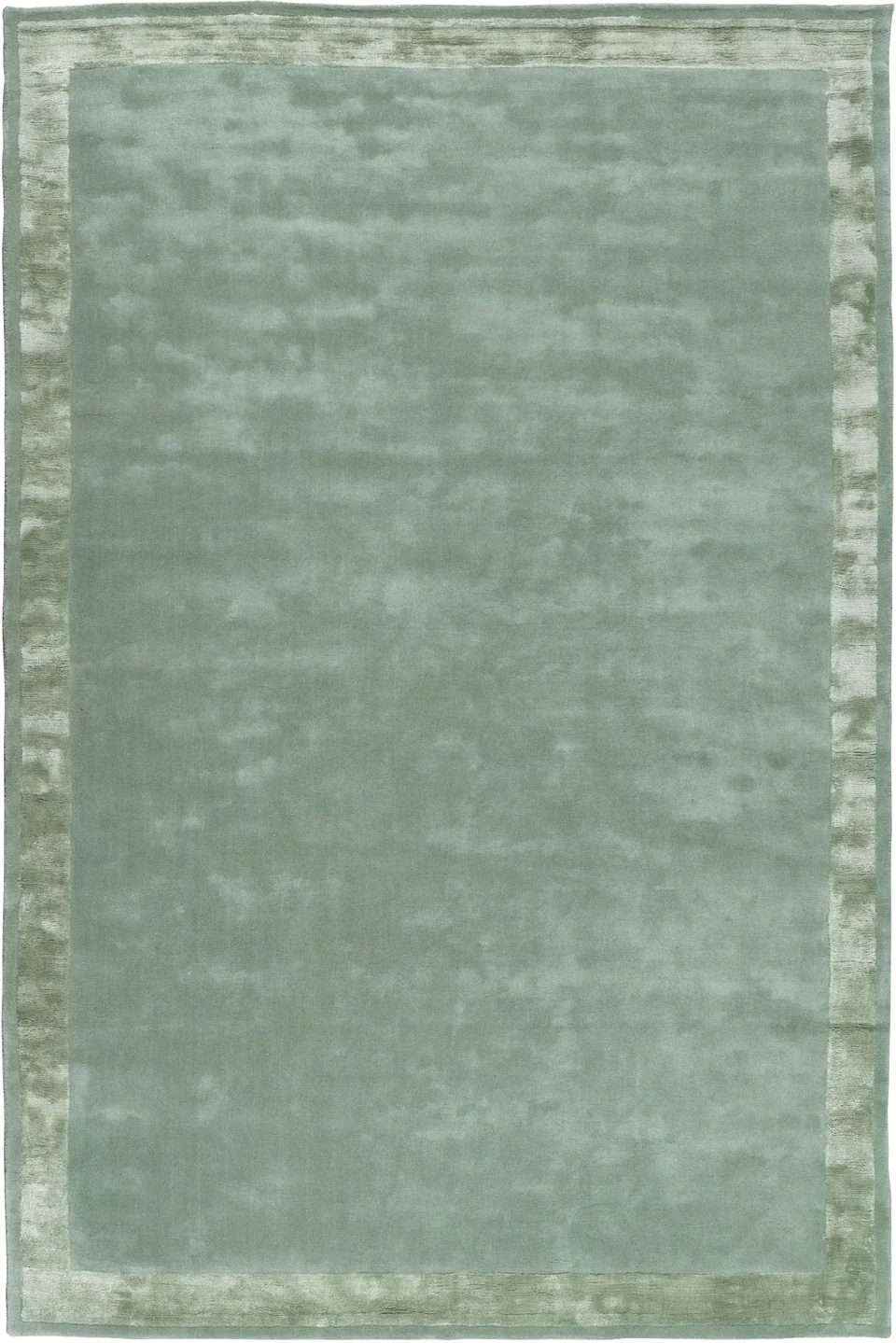Pista Green Wool & Silk Hand-tufted Carpet & Rug