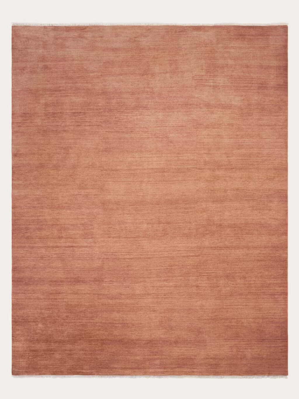 Rust Hand-Tufted Wool Carpet & Rug