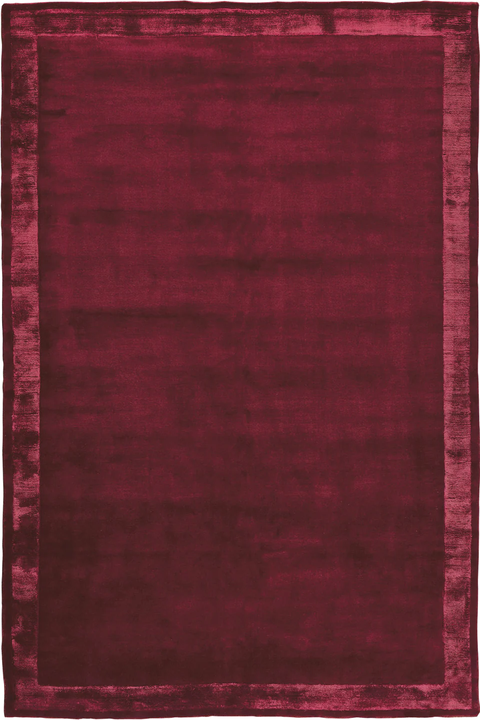 Maroon Wool & Silk Hand-tufted Carpet & Rug