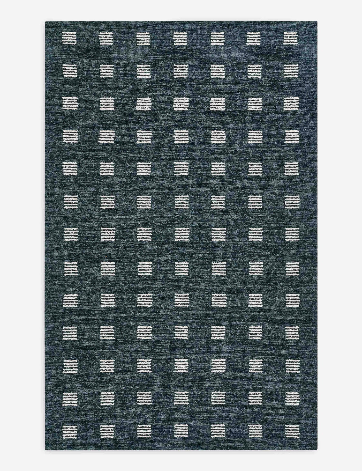 Artistic Blue Wool Hand-tufted Carpet & Rug