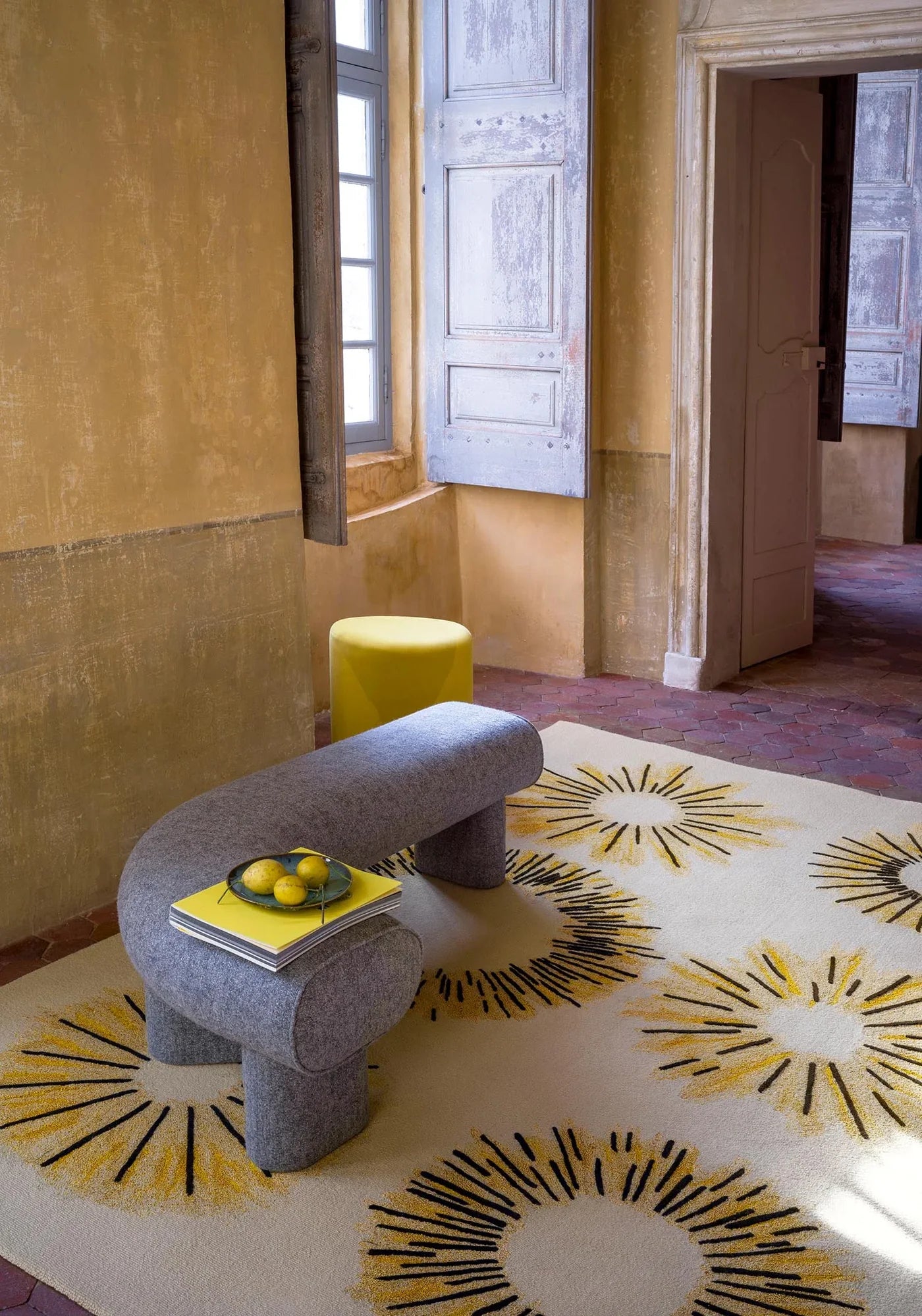 Designer Hand-Tufted Wool Carpet & Rug