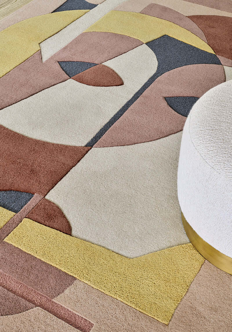 Sculpture Peech Wool Hand-tufted Carpet & Rug