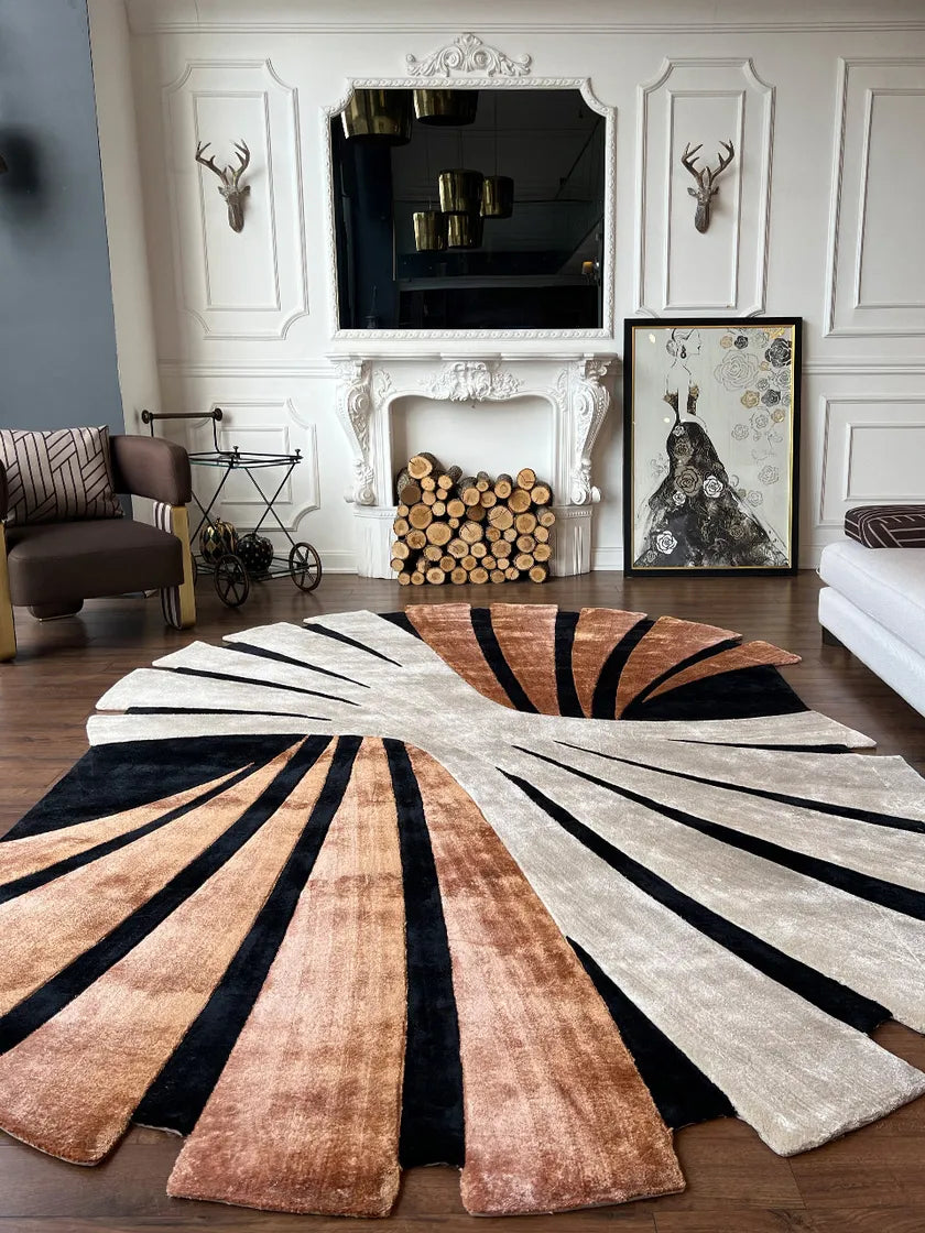 Cozy Nook Viscose & Wool Carpet & Rug
