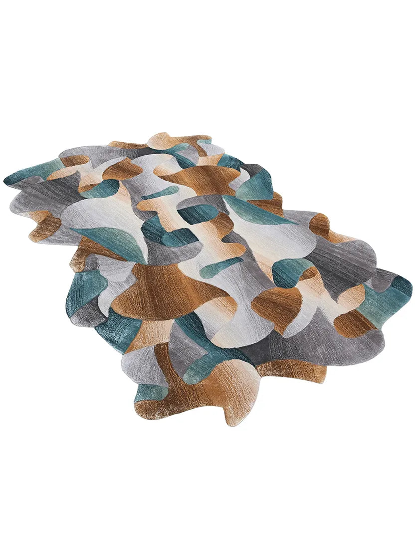 Lustrous Sheen Viscose & Wool Carpet & Rug