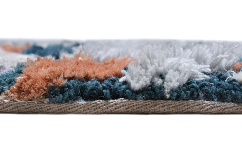 Organic Splatter Viscose & Wool Carpet & Rug