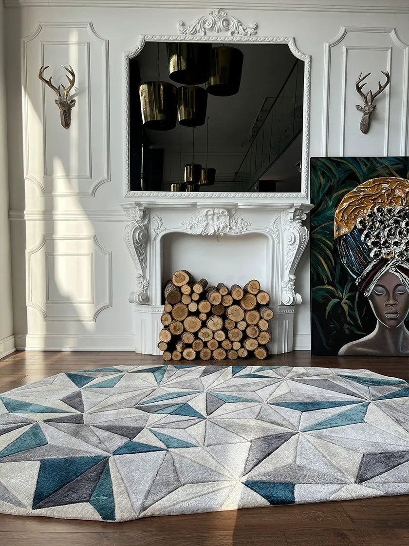 Signature Viscose & Wool Carpet & Rug