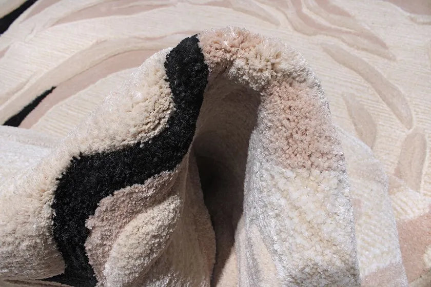 Freeform Mosaic Viscose & Wool Carpet & Rug
