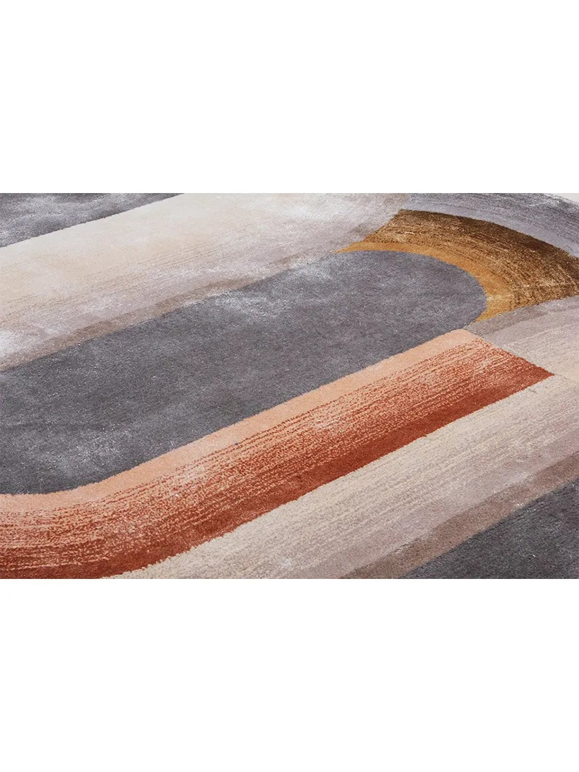 Calm Harmony Viscose & Wool Carpet & Rug