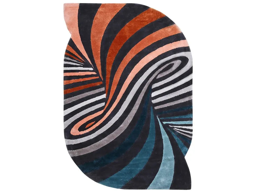 Modern Heirloom Viscose & Wool Carpet & Rug