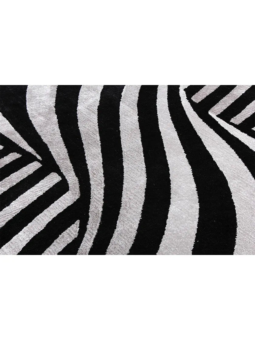 Artistic Drip Viscose & Wool Carpet & Rug