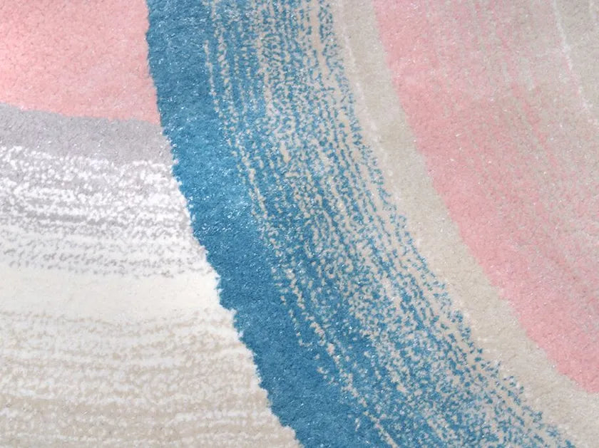 Watercolor Wash Viscose & Wool Carpet & Rug