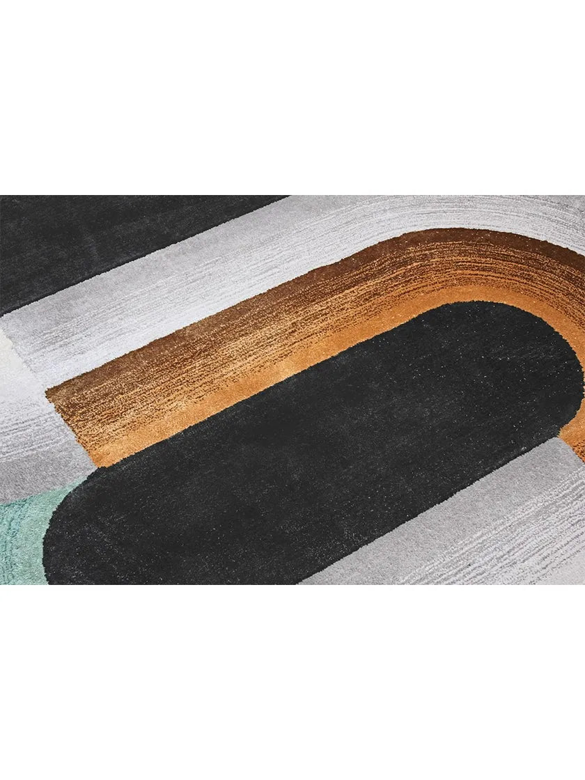 Vibrant Energy Viscose & Wool Carpet & Rug
