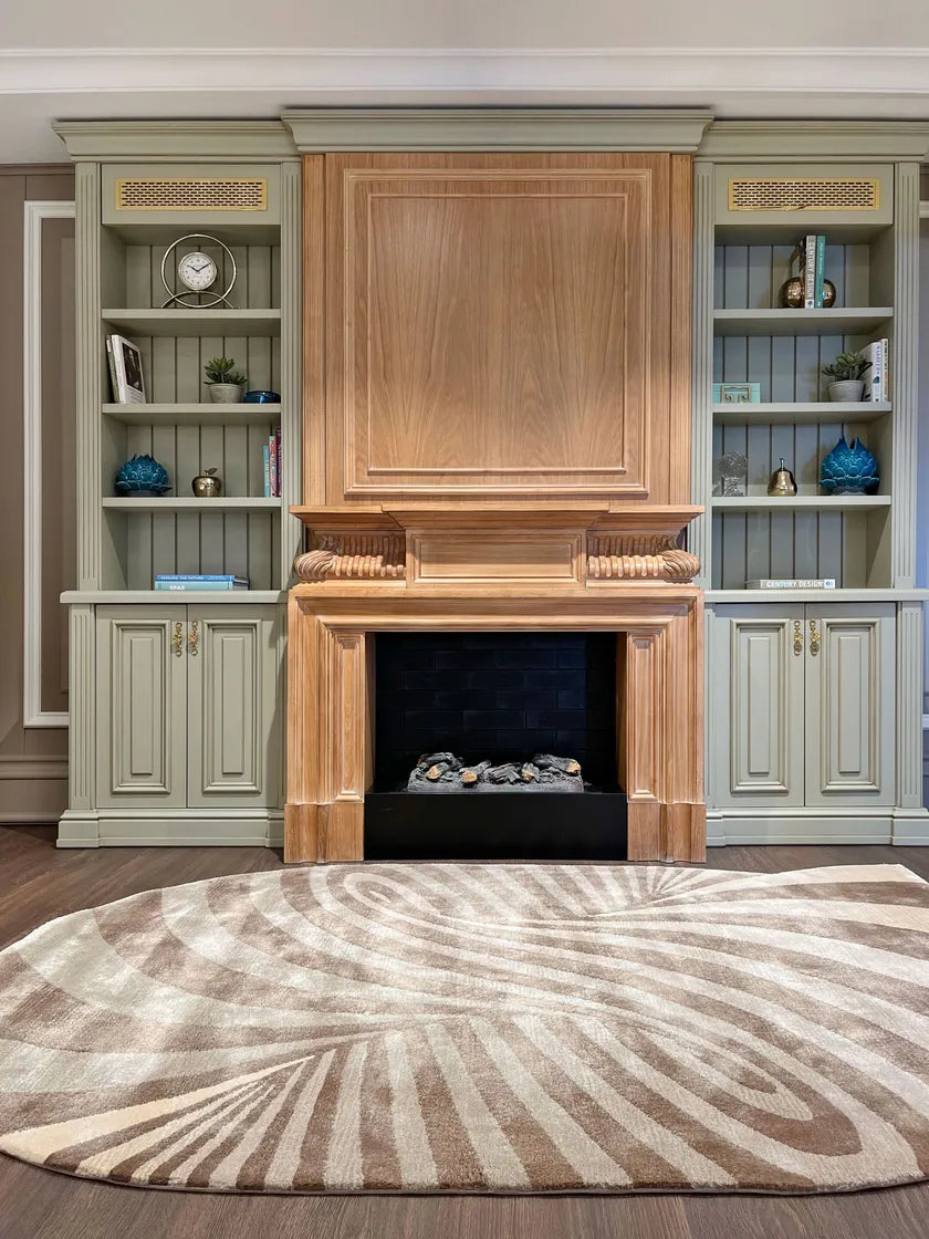 Sage Viscose & Wool Carpet & Rug