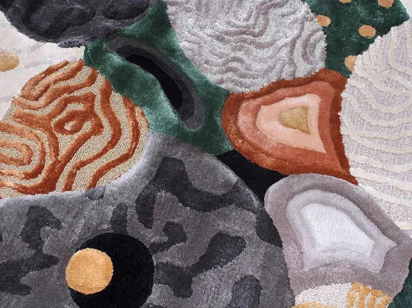 Velvety Soft Viscose & Wool Carpet & Rug