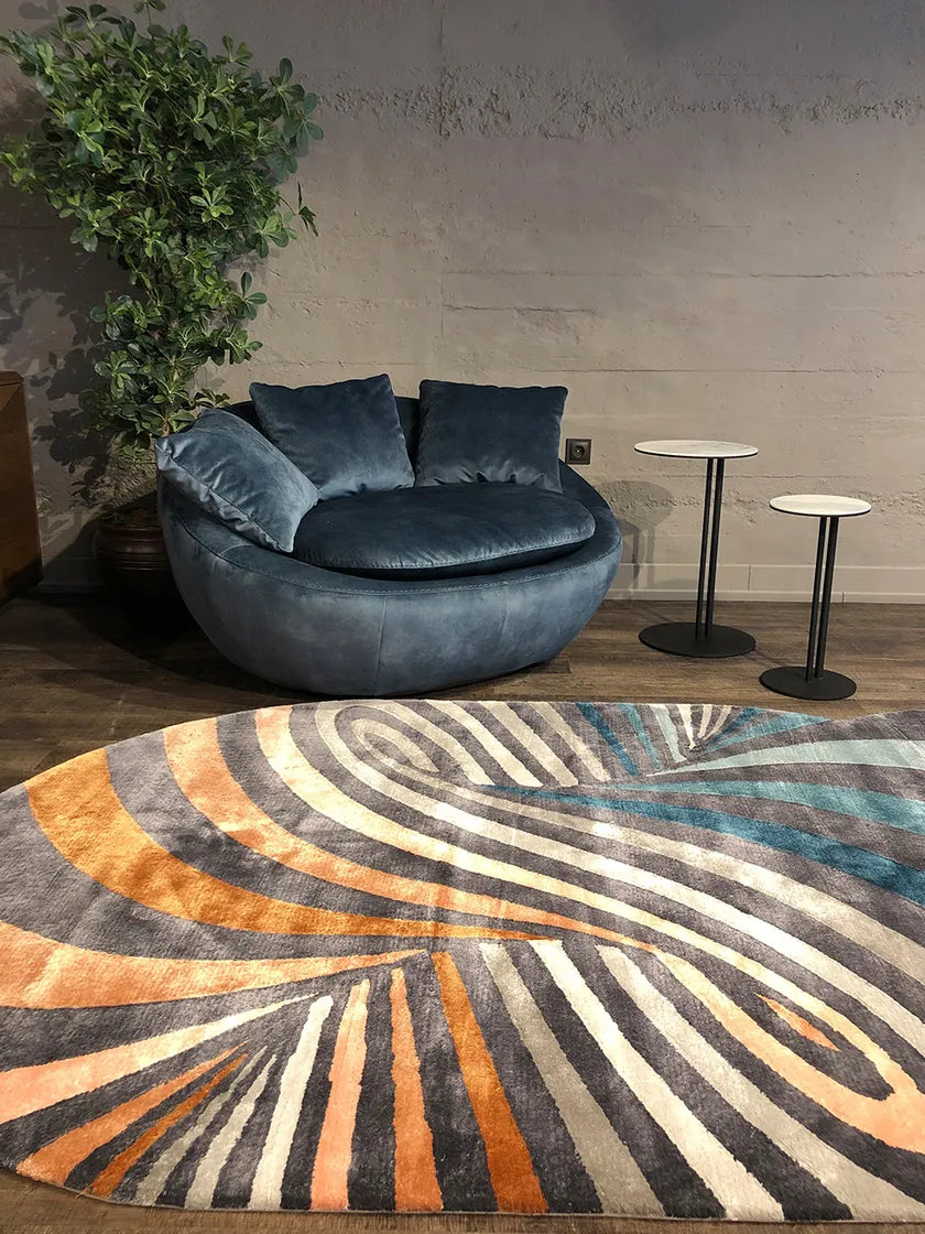 Modern Heirloom Viscose & Wool Carpet & Rug