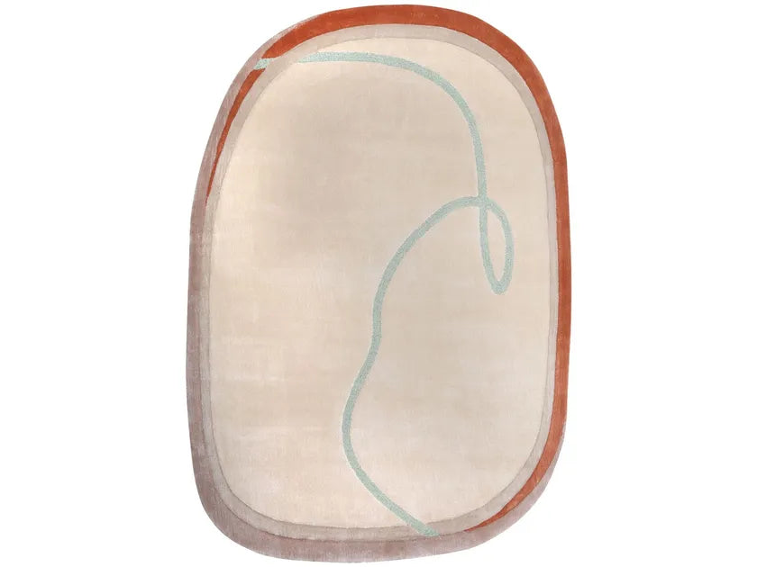 Desert Sand Viscose & Wool Carpet & Rug
