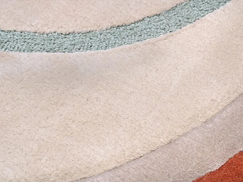 Desert Sand Viscose & Wool Carpet & Rug
