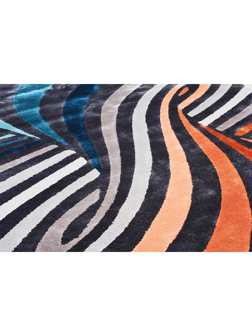 Modern Heirloom Viscose & Wool Carpet & Rug