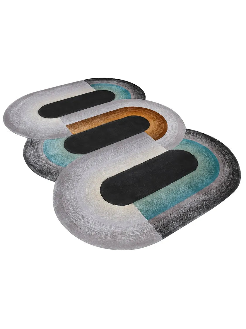 Vibrant Energy Viscose & Wool Carpet & Rug