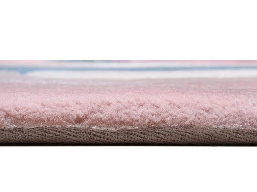 Marble Vein Viscose & Wool Carpet & Rug