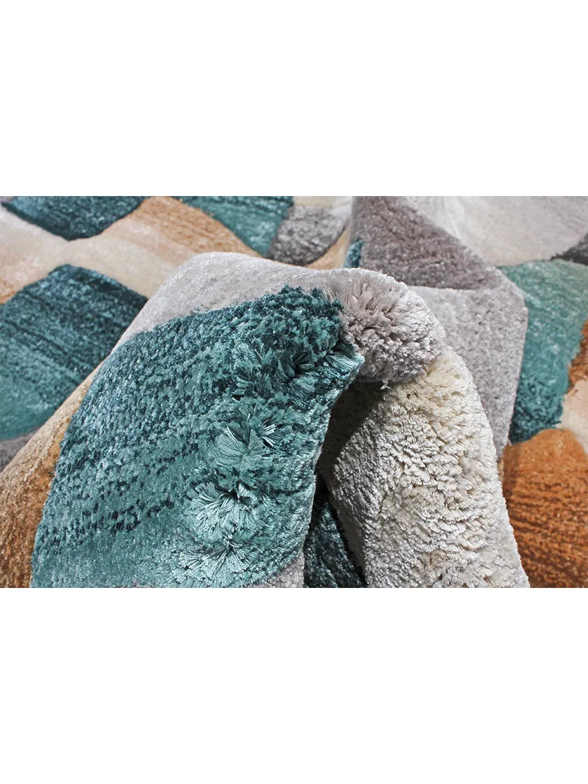 Lustrous Sheen Viscose & Wool Carpet & Rug