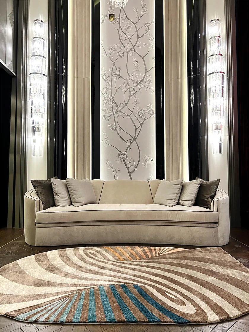 Bespoke Design Viscose & Wool Carpet & Rug