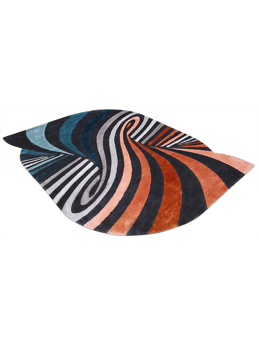 Modern Heirloom Viscose & Wool Carpet & Rug