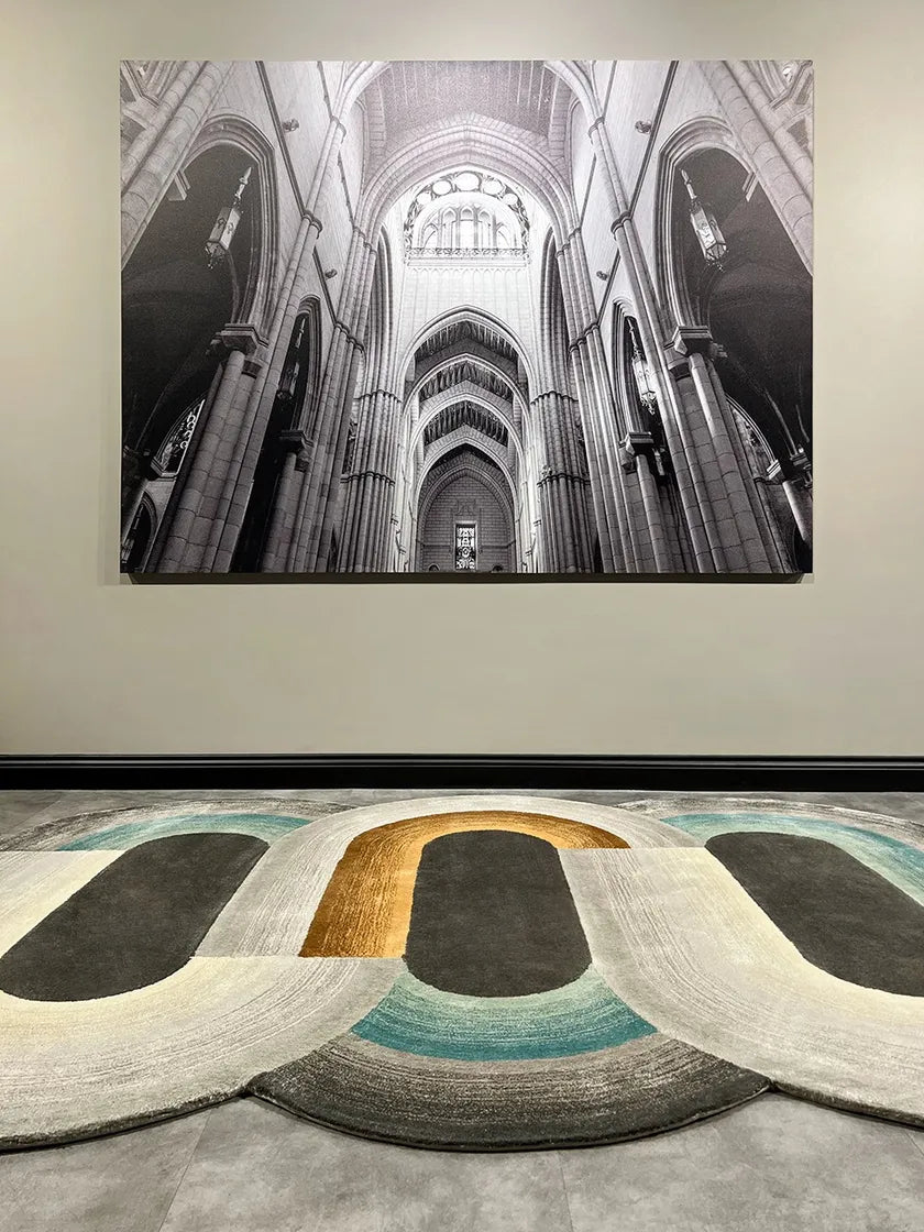 Vibrant Energy Viscose & Wool Carpet & Rug