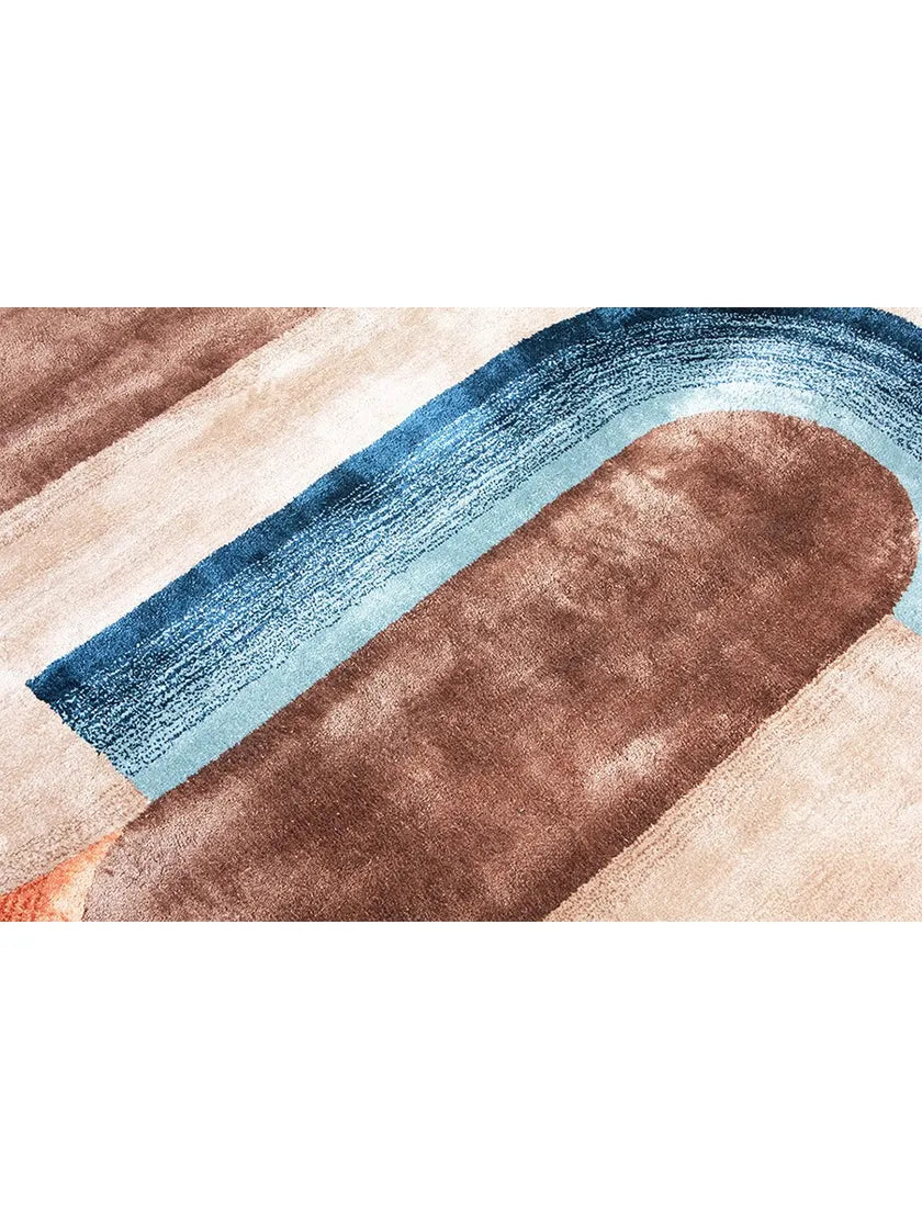 Serene Retreat Viscose & Wool Carpet & Rug
